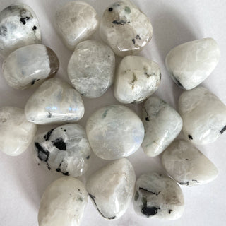 MOONSTONE TUMBLE STONE tumble stone The Crystal Avenues 