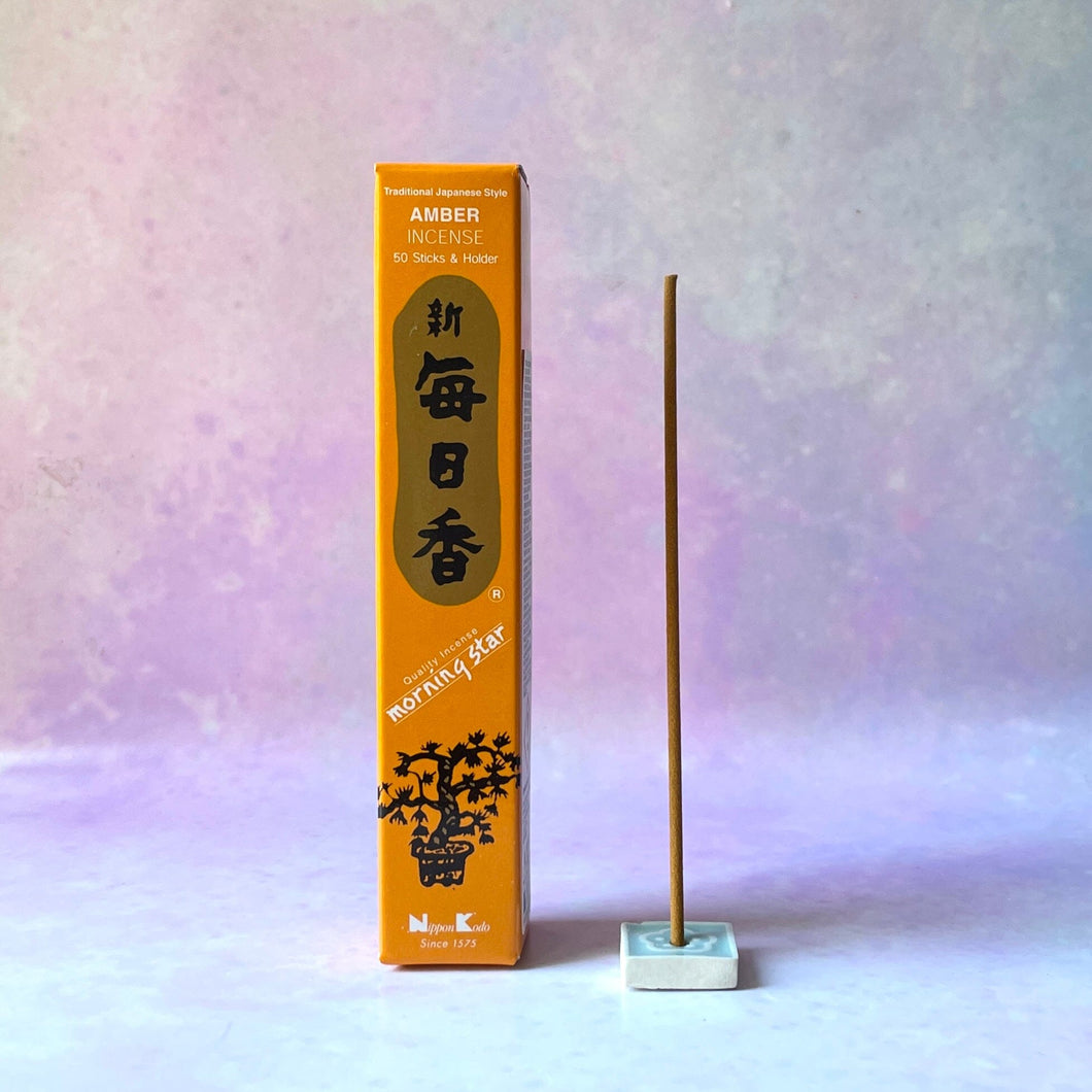 MORNING STAR INCENSE - AMBER The Crystal Avenues 