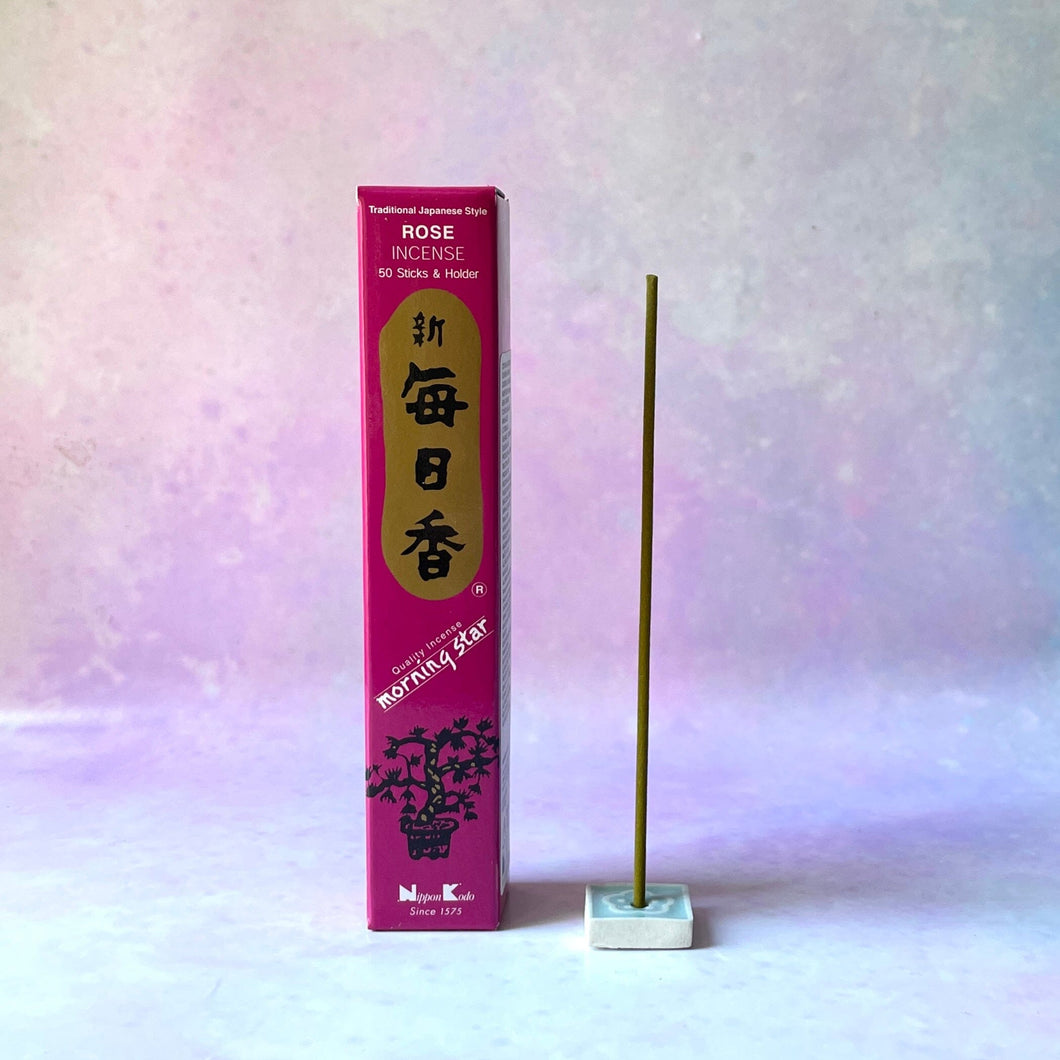 MORNING STAR INCENSE - ROSE The Crystal Avenues 