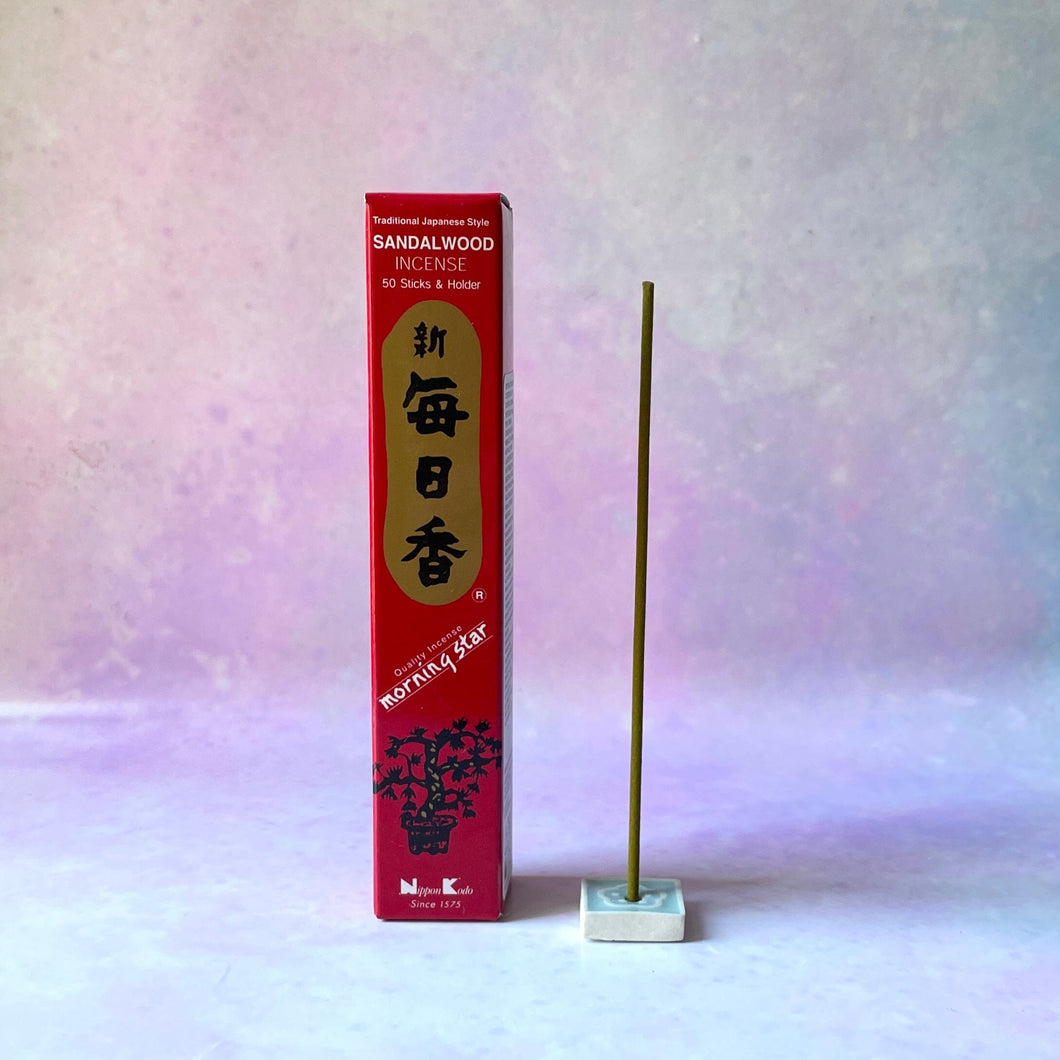 MORNING STAR INCENSE - SANDALWOOD The Crystal Avenues 