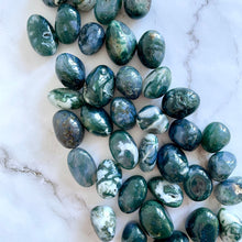 Load image into Gallery viewer, MOSS AGATE TUMBLE STONE Bracelet The Crystal Avenues 
