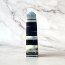 Load image into Gallery viewer, OWYHEE BLUE OPAL - TOWER (3) tumble stone The Crystal Avenues 
