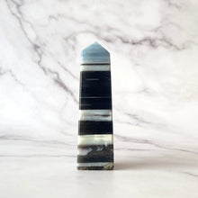 Load image into Gallery viewer, OWYHEE BLUE OPAL - TOWER (3) tumble stone The Crystal Avenues 
