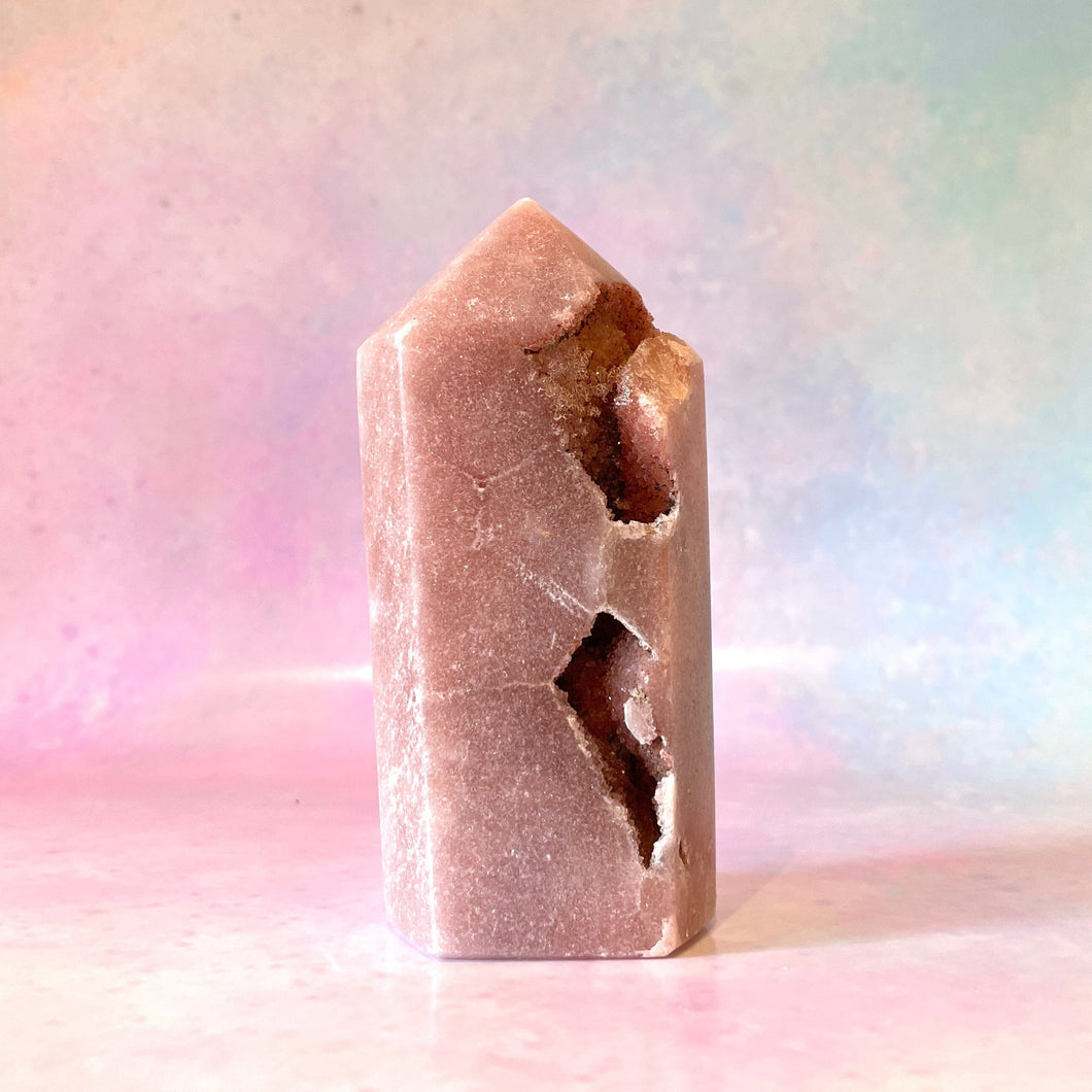PINK AMETHYST TOWER - EXCLUSIVE QUALITY (5) Druze The Crystal Avenues 