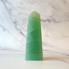 Load image into Gallery viewer, PISTACHIO CALCITE TOWER (1) Palmstone The Crystal Avenues 
