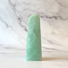 Load image into Gallery viewer, PISTACHIO CALCITE TOWER (4) Palmstone The Crystal Avenues 
