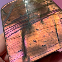 Load image into Gallery viewer, PURPLE LABRADORITE FREEFORM (3) tumble stone The Crystal Avenues 
