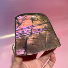 Load image into Gallery viewer, PURPLE LABRADORITE FREEFORM (3) tumble stone The Crystal Avenues 
