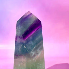 Load image into Gallery viewer, RAINBOW FLUORITE TOWER - EXCLUSIVE (1) The Crystal Avenues 
