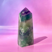 Load image into Gallery viewer, RAINBOW FLUORITE TOWER - EXCLUSIVE (3) The Crystal Avenues 
