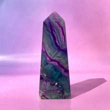 Load image into Gallery viewer, RAINBOW FLUORITE TOWER - EXCLUSIVE (4) The Crystal Avenues 
