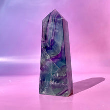 Load image into Gallery viewer, RAINBOW FLUORITE TOWER - EXCLUSIVE (4) The Crystal Avenues 
