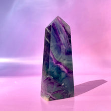 Load image into Gallery viewer, RAINBOW FLUORITE TOWER - EXCLUSIVE (4) The Crystal Avenues 
