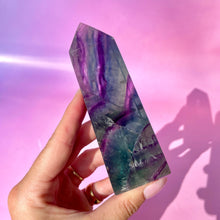 Load image into Gallery viewer, RAINBOW FLUORITE TOWER - EXCLUSIVE (4) The Crystal Avenues 
