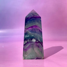 Load image into Gallery viewer, RAINBOW FLUORITE TOWER - EXCLUSIVE (6) The Crystal Avenues 
