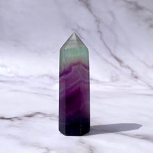 Load image into Gallery viewer, RAINBOW FLUORITE TOWER (L) The Crystal Avenues 
