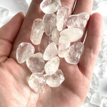 Load image into Gallery viewer, ROCK CRYSTAL TUMBLE STONE SMALL tumble stone The Crystal Avenues 
