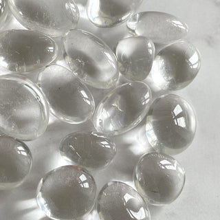 ROCK CRYSTAL TUMBLE STONE tumble stone The Crystal Avenues 
