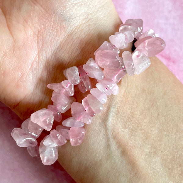 Swarovski™ Crystals Bracelet - Light Rose – Shelby's Toe Rings