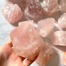 Load image into Gallery viewer, ROSE QUARTZ MEDIUM CHUNK Raw Crystal The Crystal Avenues 

