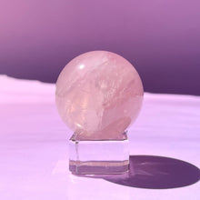 Load image into Gallery viewer, ROSE QUARTZ SPHERE (3) The Crystal Avenues 
