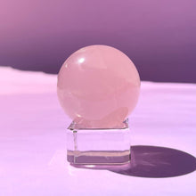 Load image into Gallery viewer, ROSE QUARTZ SPHERE (4) The Crystal Avenues 
