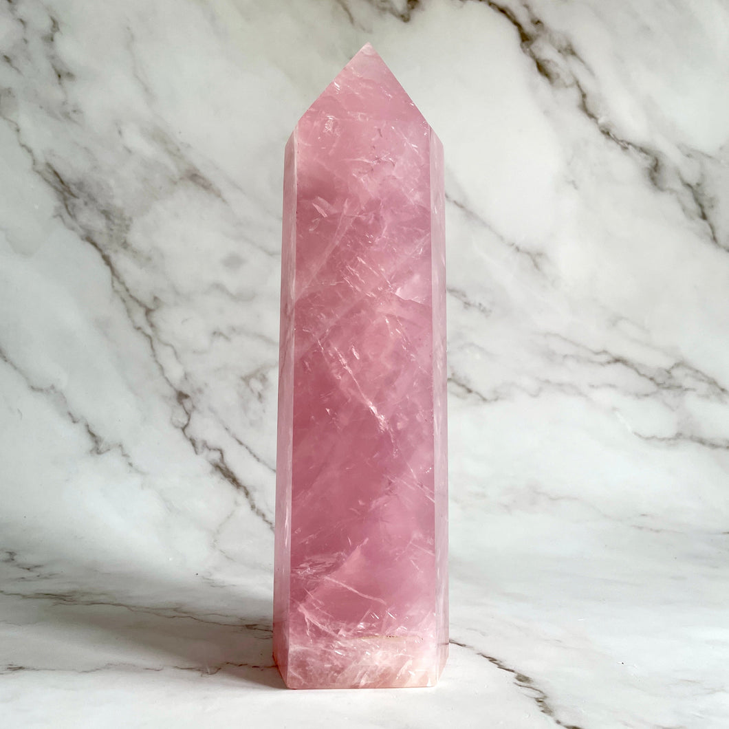 ROSE QUARTZ TOWER XL (22) The Crystal Avenues 