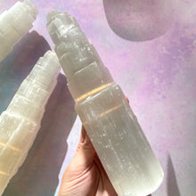 Load image into Gallery viewer, SELENITE TOWER LARGE Raw Crystal The Crystal Avenues 
