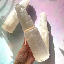 Load image into Gallery viewer, SELENITE TOWER LARGE Raw Crystal The Crystal Avenues 
