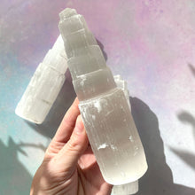 Load image into Gallery viewer, SELENITE TOWER MEDIUM Raw Crystal The Crystal Avenues 

