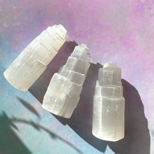 Load image into Gallery viewer, SELENITE TOWER SMALL Raw Crystal The Crystal Avenues 
