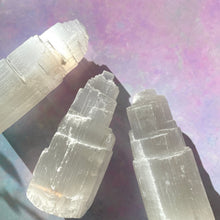 Load image into Gallery viewer, SELENITE TOWER SMALL Raw Crystal The Crystal Avenues 
