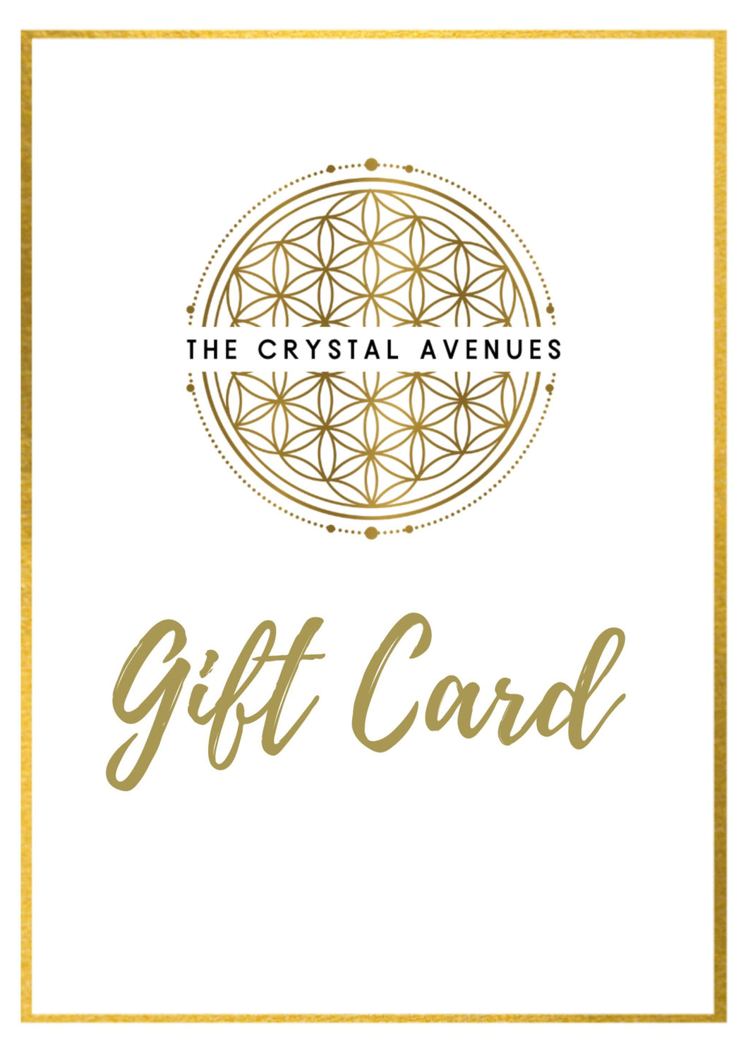 THE CRYSTAL AVENUES GIFT CARD Gift Card The Crystal Avenues 
