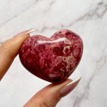 Load image into Gallery viewer, THULITE HEART (1) tumble stone The Crystal Avenues 

