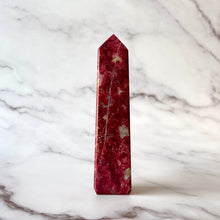 Load image into Gallery viewer, THULITE TOWER (1) tumble stone The Crystal Avenues 
