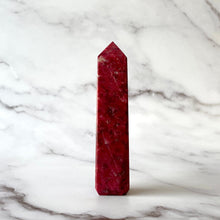 Load image into Gallery viewer, THULITE TOWER (2) tumble stone The Crystal Avenues 
