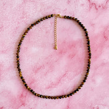 Load image into Gallery viewer, TIGERS EYE CHOKER NECKLACE Bracelet The Crystal Avenues 
