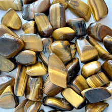 Load image into Gallery viewer, TIGERS EYE TUMBLE STONE Tumble stone The Crystal Avenues 
