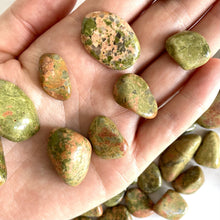 Load image into Gallery viewer, UNAKITE TUMBLE STONE tumble stone The Crystal Avenues 
