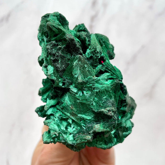 VELVET MALACHITE CLUSTER (3) tumble stone The Crystal Avenues 