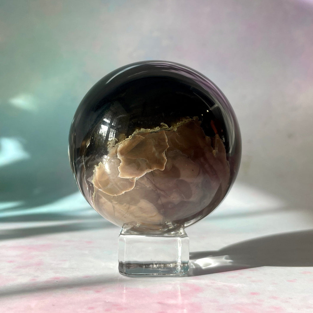VOLCANO AGATE SPHERE (1) The Crystal Avenues 