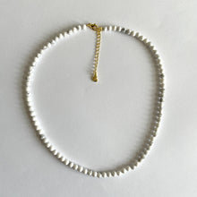 Load image into Gallery viewer, WHITE HOWLITE CHOKER NECKLACE Bracelet The Crystal Avenues 
