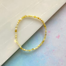 Load image into Gallery viewer, YELLOW OPAL FACET STRETCH BRACELET Bracelet The Crystal Avenues 
